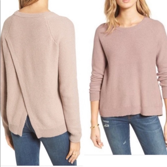 Madewell Sweaters - Madewell | Province Open Cross-back Sweater | M